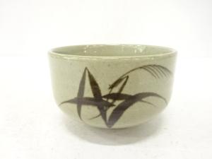 桂山造　鉄絵　茶碗